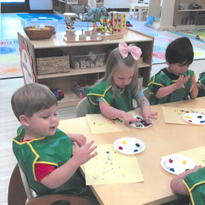 Finger painting in the Expression Zone