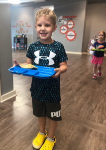 Carrying a tay - motor skills in preschoolers